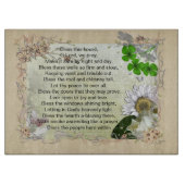 Irisches Haus-Segen-Schneidebrett Schneidebrett (Vorderseite)