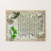 Irisches Haus-Segenpuzzlespiel Puzzle (Horizontal)