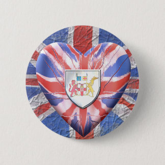 Irisches Herz Button