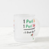 Irisches italienisches lustiges mattiertes mattglastasse (VorderseiteRechts)