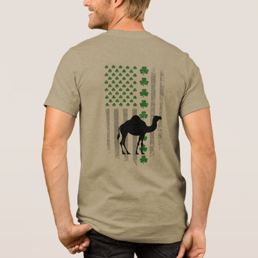 Irisches Kamel Tri-Blend Shirt (Rückseite)