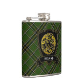 Irisches kariertes keltisches Symbol Flachmann (Rechts)