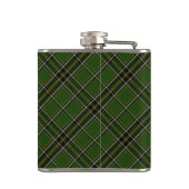 Irisches kariertes keltisches Symbol Flachmann (Rückseite)