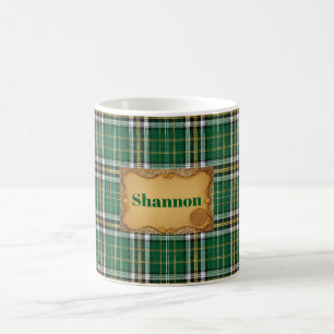 Irisches Karo St. Patrick's Day Kaffeetasse