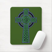 Irisches keltisches Knoten-Kreuz Mousepad (Mit Mouse)