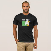 Irisches Kleeblatt benutzerdefinierbar T-Shirt (Vorne ganz)