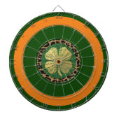 irisches Kleeblatt Dartscheibe (vorne)