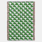 irisches Kleeblatt Decke (Vorderseite Vertikal)
