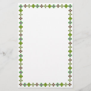 Irisches Kleeblatt-Eleganz-Briefpapier Briefpapier