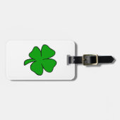 Irisches Kleeblatt Gepäckanhänger (Vorderseite horizontal)