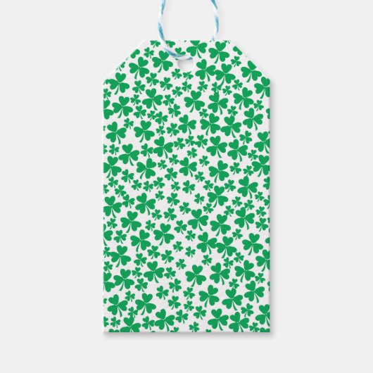 irisches Kleeblatt Geschenkanhänger (Vorderseite)