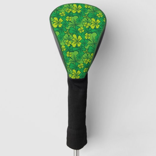 irisches Kleeblatt Golf Headcover (Vorderseite)