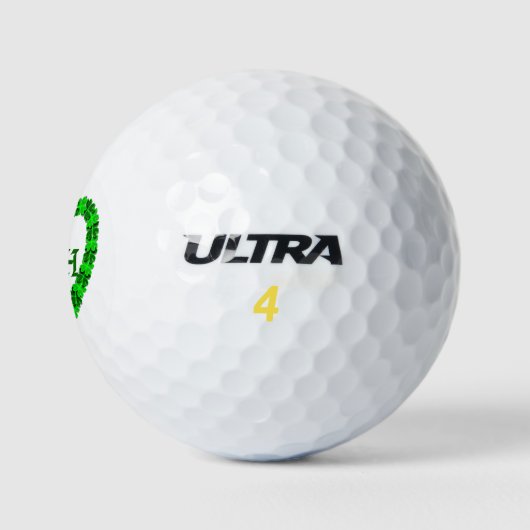 irisches Kleeblatt Golfball (Logo)