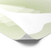 irisches Kleeblatt, Gourmet, Brautparty-Menü Poster (Ecke)