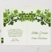 irisches Kleeblatt, Hochzeitsprogramm für Wirbel (Vorne/Hinten)