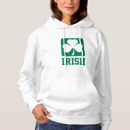 irisches Kleeblatt Hoodie (Vorderseite)