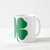 irisches Kleeblatt Kaffeetasse (VorderseiteRechts)