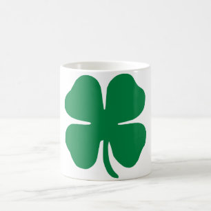 irisches Kleeblatt Kaffeetasse