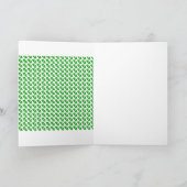 irisches Kleeblatt Karte (Innenseite)