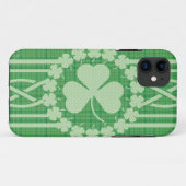 Irisches Kleeblatt-keltisches Case-Mate iPhone Hülle (Rückseite (Horizontal))