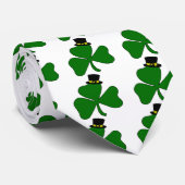 irisches Kleeblatt Krawatte (Gerollt)