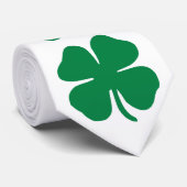 irisches Kleeblatt Krawatte (Gerollt)