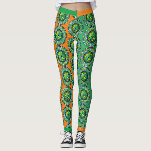 irisches Kleeblatt Leggings