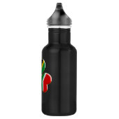 Irisches Kleeblatt mit südafrikanischer Flagge Trinkflasche (Rechts)