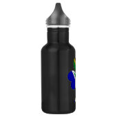 Irisches Kleeblatt mit südafrikanischer Flagge Trinkflasche (Links)