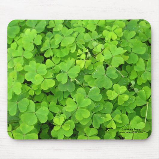 Irisches Kleeblatt Mousepad (Vorne)