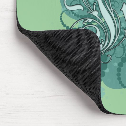 irisches Kleeblatt Mousepad (Ecke)