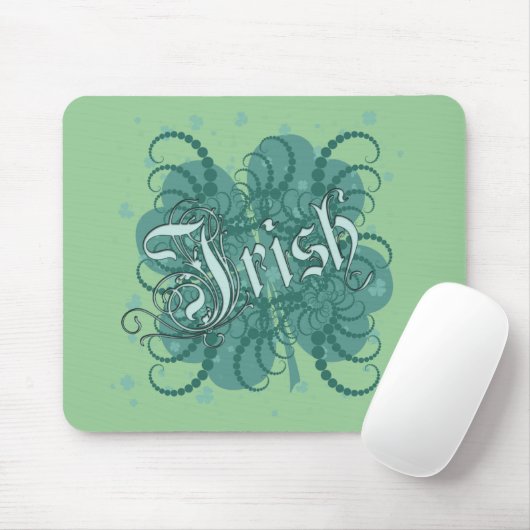 irisches Kleeblatt Mousepad (Mit Mouse)