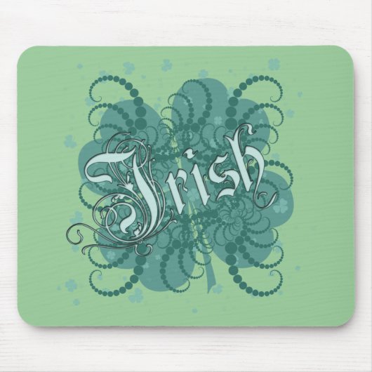 irisches Kleeblatt Mousepad (Vorne)