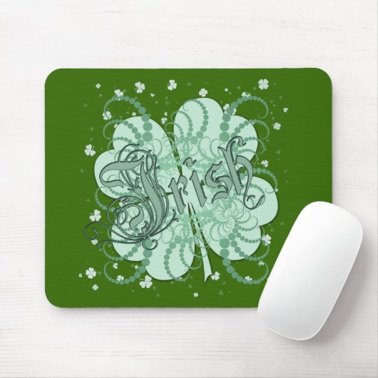 irisches Kleeblatt Mousepad (Mit Mouse)