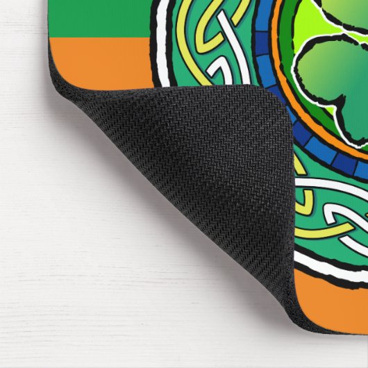 irisches Kleeblatt Mousepad (Ecke)