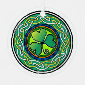 irisches Kleeblatt Ornament Aus Metall (Vorderseite)