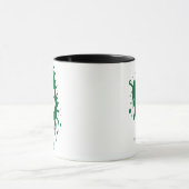 Irisches Kleeblatt Platsch ! Tasse (Zentrum)