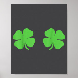 Irisches Kleeblatt S Heiliger St. Patricks Paddys Poster