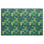 Irisches Kleeblatt, schwarz, irischer Harnstoff, b Stoff (Yard (91,4 cm))