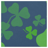 Irisches Kleeblatt, schwarz, irischer Harnstoff, b Stoff (Nahaufnahme)