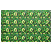 Irisches Kleeblatt, schwarz, irischer Harnstoff, D Stoff (Fat Quarter (45,7 x 55,9 cm))