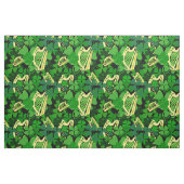 Irisches Kleeblatt, schwarz, irischer Harnstoff, D Stoff (Fat Quarter (45,7 x 55,9 cm))