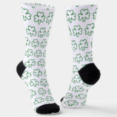Irisches Kleeblatt Socken (Gewinkelt)
