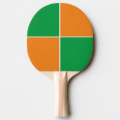 irisches Kleeblatt Tischtennis Schläger (Rückseite)