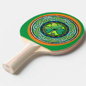 irisches Kleeblatt Tischtennis Schläger (Vorderseite)
