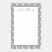 Irisches Kleeblatt-und Schaf-Muster Post-it Klebezettel (Vorderseite)