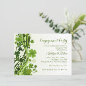 Irisches Kleeblatt, Wirbel-Vertragspartei Einladung (Stehend Vorderseite)