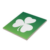 Irisches Kleegrünthema Fliese (Seite)