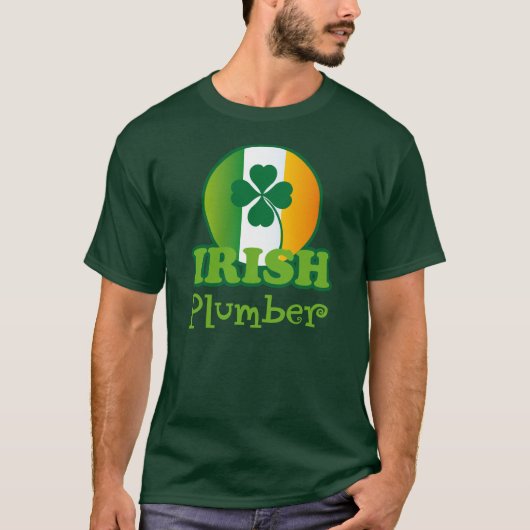 Irisches Klempner-Geschenk T-Shirt (Vorderseite)