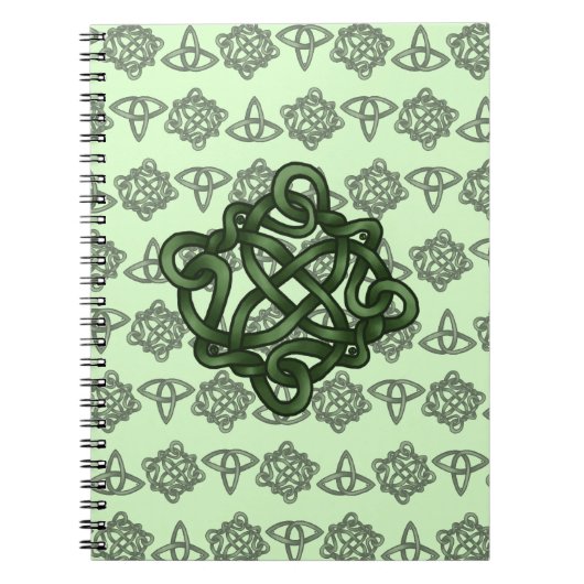 Irisches Knoten-Notizbuch Notizblock (Vorderseite)